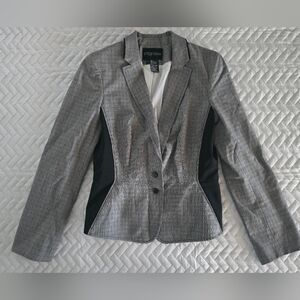 Etcetera Women's Black and Gray Blazer